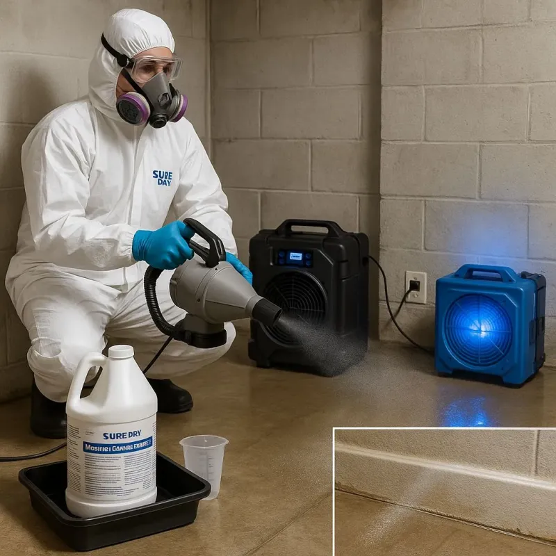 Sanitization and Odor Removal process in Alhambra, CA